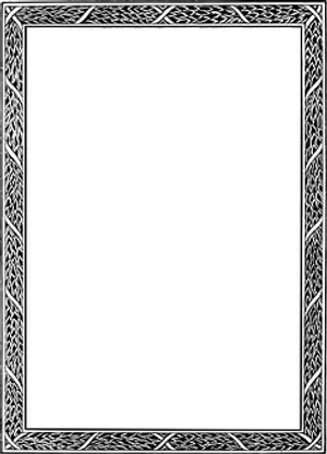 Intricate Black Frame Design