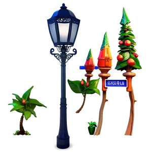 Intricate Design Light Post PNG 06282024 PNG