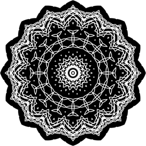 Intricate Geometric Mandala Pattern PNG image