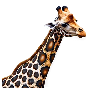 Intricate Giraffe Print PNG 69 PNG