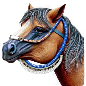 Intricate Horse Head Detail PNG Vxo54 PNG