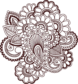 Intricate Mandala Tattoo Design PNG image