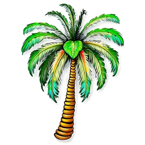 Intricate Palmera Tattoo PNG 06262024