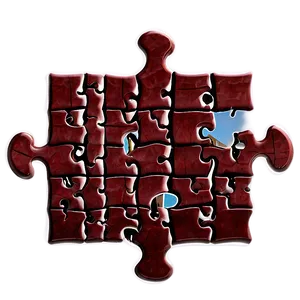 Intricate Puzzle Pieces PNG Rry33 PNG