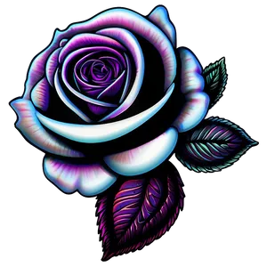 Intricate Rose Tattoo Artwork PNG 05252024