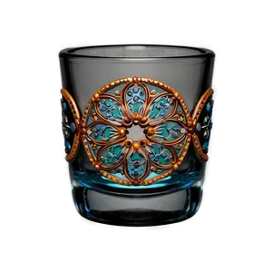 Intricate Shot Glass Design Png 78 PNG image