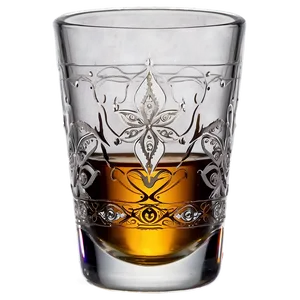 Intricate Shot Glass Design Png 90 PNG image