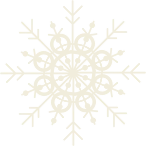 Intricate Snowflake Design PNG image
