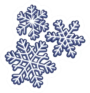 Intricate Snowflake Designs PNG image
