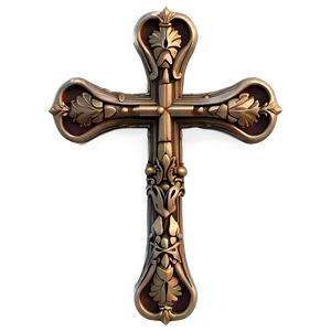 Intricate Thin Cross PNG 06292024 PNG