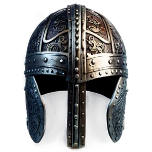 Intricate Viking Helmet PNG Rjj