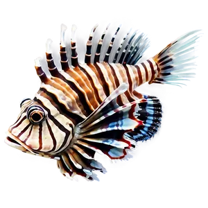 Intriguing Lionfish PNG 06292024