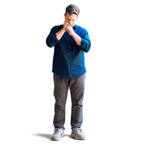 Introspective Male Sketch Png 73 PNG image