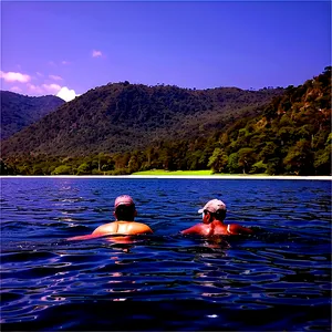 Invigorating Lake Swim PNG 72 PNG