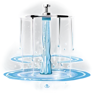 Invigorating Shower Water Png 7 PNG image