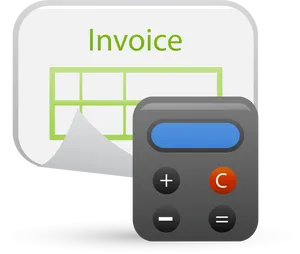 Invoice Calculator Icon PNG image