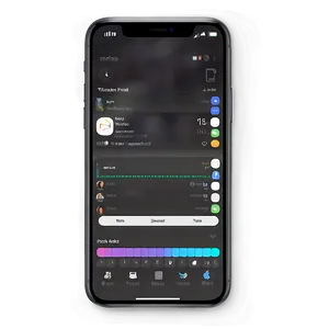 Iphone Dark Mode Display PNG 83