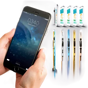 Iphone In Hand Realistic PNG 2