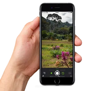 Iphone In Landscape Photography Mode PNG Xti43