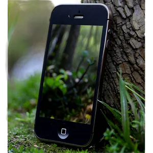 Iphone Mockup In Nature Png Xtx93 PNG image