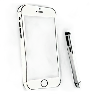 Iphone Transparent Sketch Png 13 PNG image