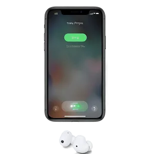 Iphone With Airpods Connected PNG 74