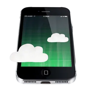 Iphone With Cloud Storage Graphic PNG 67