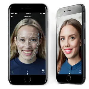 Iphone With Facial Recognition PNG Aij17