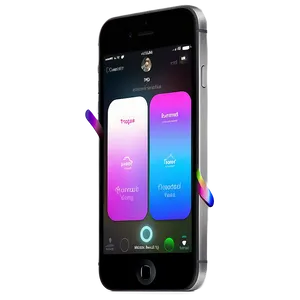 Iphone With Siri Activation Png 47 PNG image