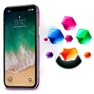 Iphone X Mockup In Landscape Png 06272024 PNG image