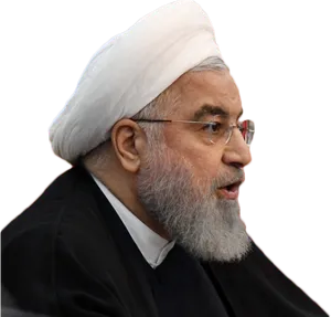 Iranian Cleric Side Profile PNG image