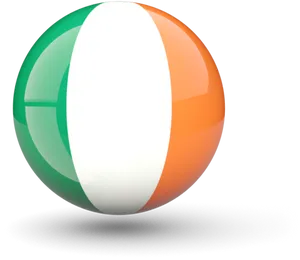 Ireland Flag Beach Ball PNG image