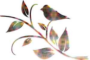 Iridescent Bird Artwork