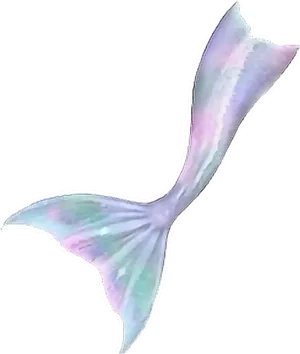 Iridescent Mermaid Tail Fantasy PNG image