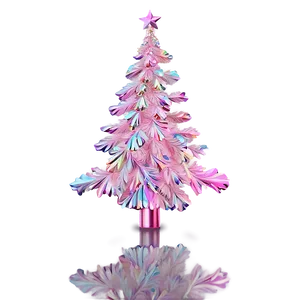 Iridescent Pink Christmas Tree Png 89 PNG image