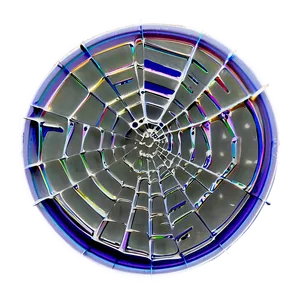 Iridescent Spider Web Artistry