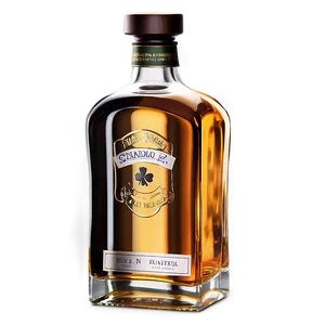 Irish Whisky Bottle Png 06262024 PNG image