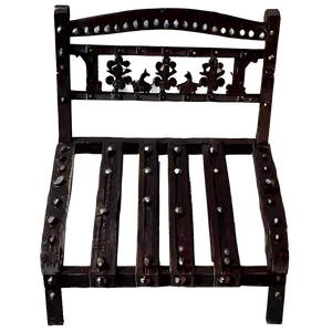 Iron And Wood Bench PNG Isn PNG