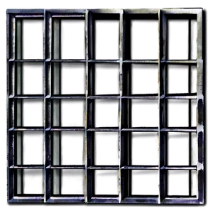 Iron Grid Window PNG Hih62