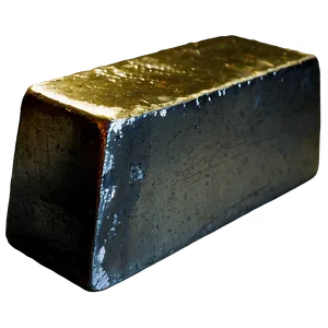 Iron Ingot On White Background PNG 26 PNG