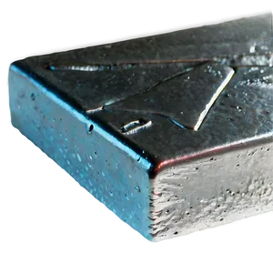 Iron Ingot On White Background PNG Shb27 PNG