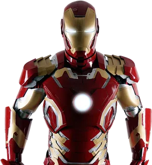 Iron Man Armor Close Up PNG image