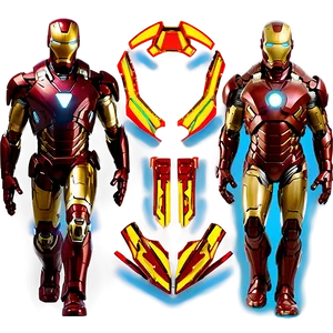 Iron Man Battle Suit Detail Png Bdc PNG image