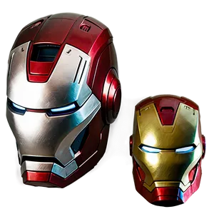 Iron Man Endgame Helmet Version PNG Yad18 PNG