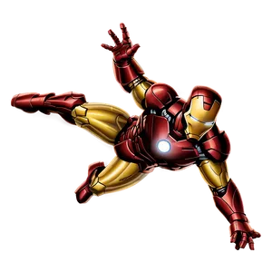 Iron Man Flying Illustration Png Eky98 PNG image