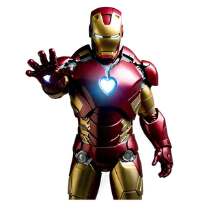 Iron Man Heart Reactor Png 06292024 PNG image