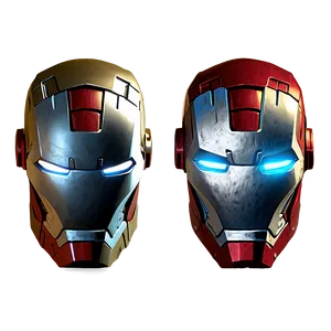 Iron Man Helmet Blueprint Png 06122024 PNG image