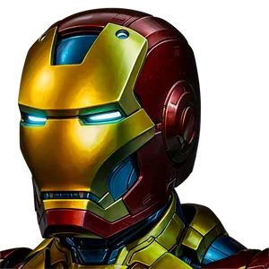 Iron Man Helmet Front View Png 06122024 PNG image