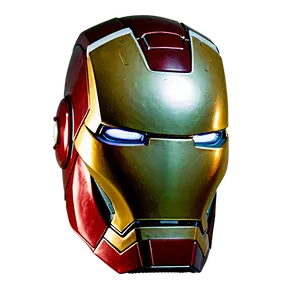 Iron Man Helmet In Action Pose PNG Cok PNG