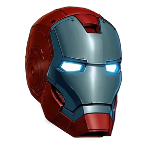 Iron Man Helmet Prototype Design PNG Peq